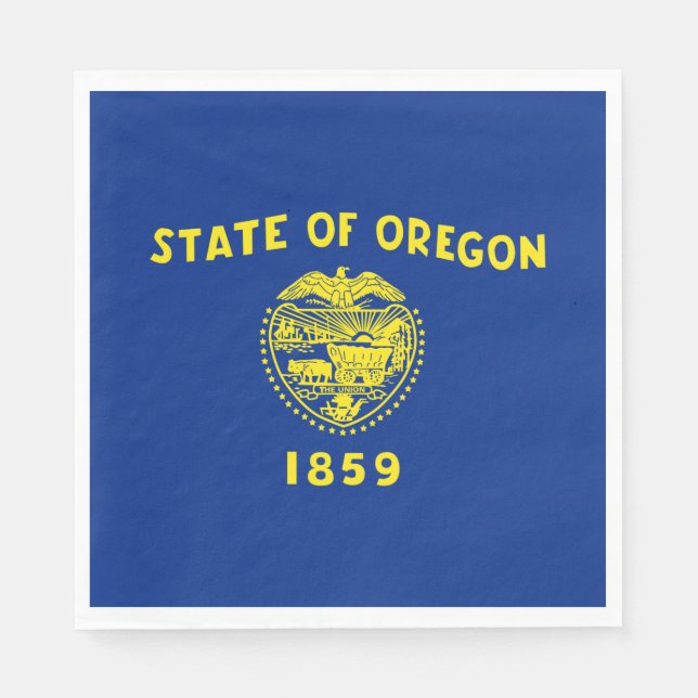Guardanapo De Papel Bandeira do Oregon (Frente)