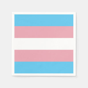 Guardanapo De Papel Bandeira do orgulho do Transgender