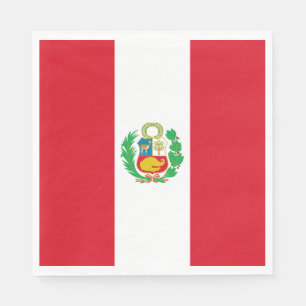 Guardanapo De Papel Bandeira do Peru