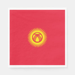 Guardanapo De Papel Bandeira do Quirguistão
