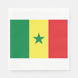 Guardanapo De Papel Bandeira do Senegal