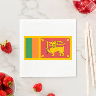 Guardanapo De Papel Bandeira do Sri Lanka