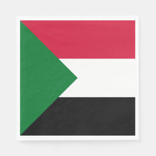 Guardanapo De Papel Bandeira do Sudão