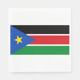 Guardanapo De Papel Bandeira do Sudão do Sul (África)