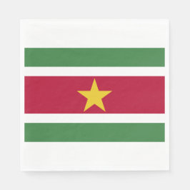 Guardanapo De Papel Bandeira do Suriname