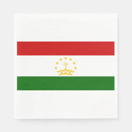 Guardanapo De Papel Bandeira do Tajiquistão (Tajiquistão) (República d