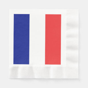 Guardanapo De Papel Bandeira do Tricolore Francês