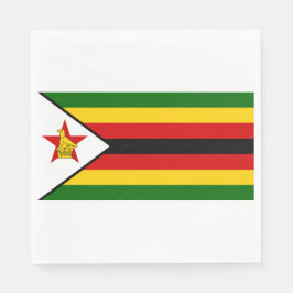 Guardanapo De Papel Bandeira do Zimbabué