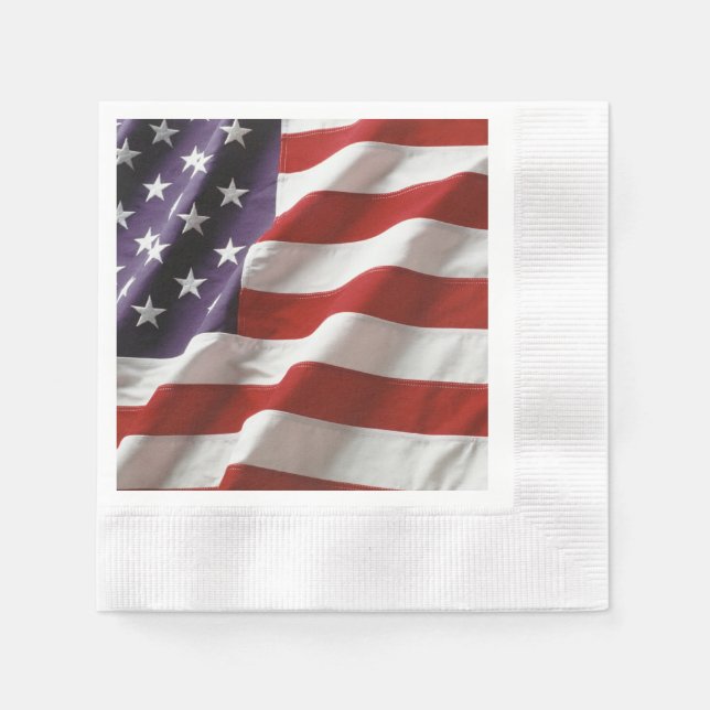Guardanapo De Papel Bandeira dos Estados Unidos (Frente)