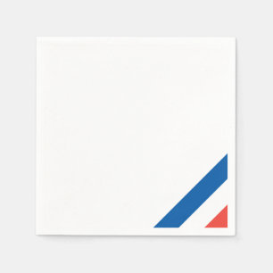 Guardanapo De Papel Bandeira francesa: Partido Tricolor chique do dia