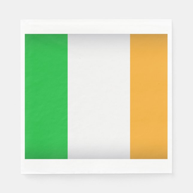 Guardanapo De Papel Bandeira irlandesa (Frente)