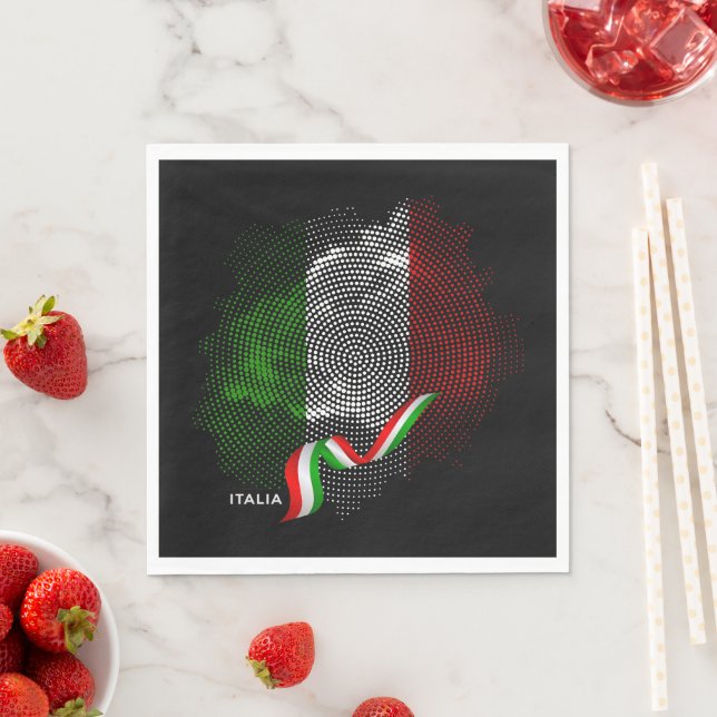 Guardanapo De Papel bandeira italiana (Insitu)