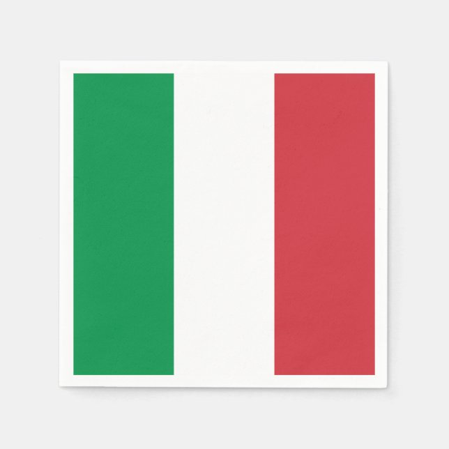 Guardanapo De Papel Bandeira italiana (Itália) (Frente)