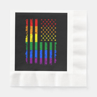 Guardanapo De Papel Bandeira LGBT Mês do Orgulho Gay Transgênero