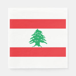 Guardanapo De Papel Bandeira Libanesa (Bandeira do Líbano)