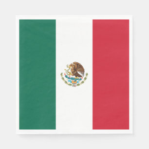 Guardanapo De Papel Bandeira Mexicana
