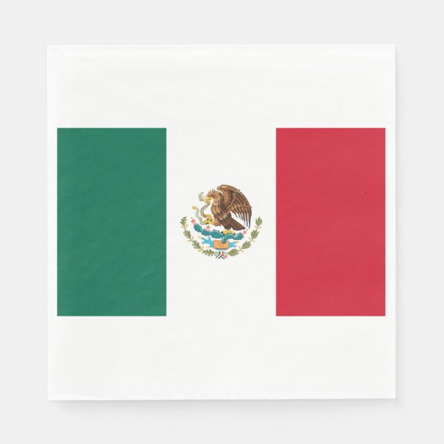 Guardanapo De Papel Bandeira mexicana (México) (Frente)