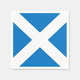 Guardanapo De Papel Bandeira nacional da cruz de Scotland St Andrew