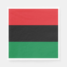 Guardanapo De Papel Bandeira Pan-Africana