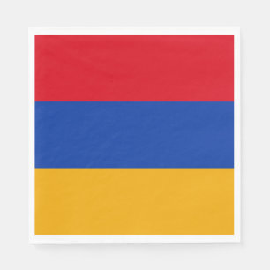 Guardanapo De Papel Bandeira Patriótica da Armênia