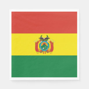 Guardanapo De Papel Bandeira Patriótica da Bolívia