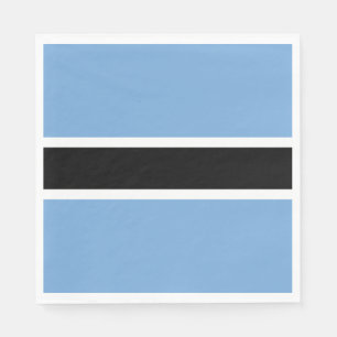 Guardanapo De Papel Bandeira Patriótica da Botsuana