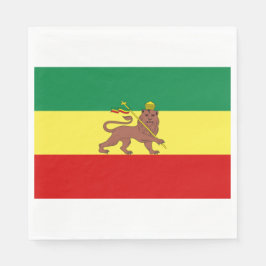 Guardanapo De Papel Bandeira Rastafariana (Rastafarianismo) (rasta)