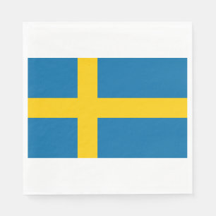 Guardanapo De Papel Bandeira sueca (Suecia)