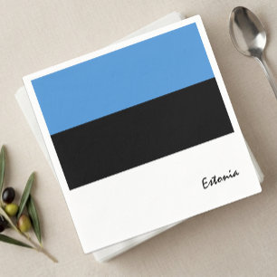 Guardanapo De Papel Bandeiras da Estônia e da Estônia