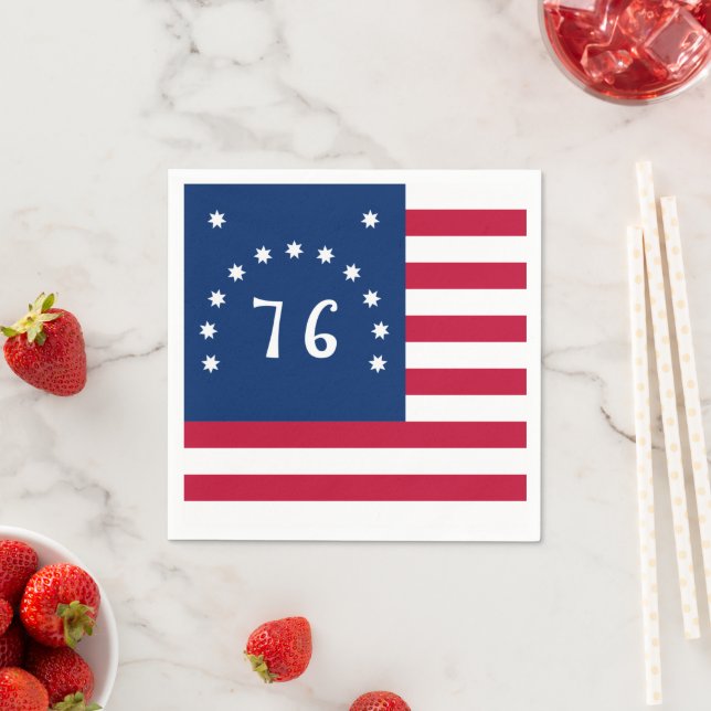 Guardanapo De Papel Banner de Bennington: A bandeira da batalha americ (Insitu)