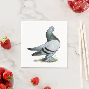 Guardanapo De Papel Bar Azul Berliner Tumbler Pigeon
