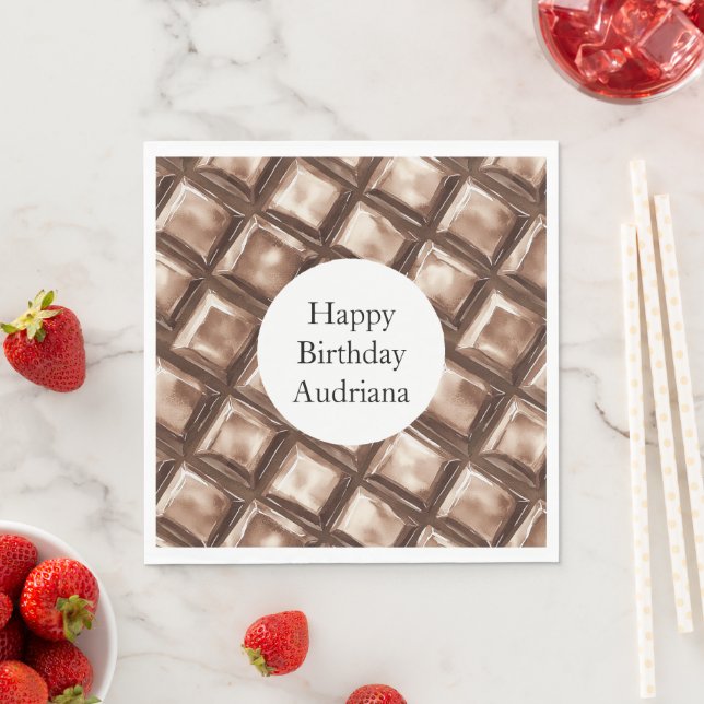 Guardanapo De Papel Bar de chocolate (Insitu)