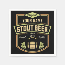 Guardanapo De Papel Bar de etiqueta personalizada para criação de cerv