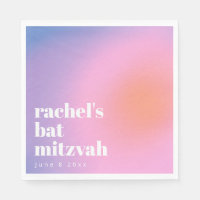 Bar Mitzvah de Morcego Roxo Lavanda Personalizado