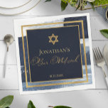 Guardanapo De Papel Bar Mitzvah Napkins | Abstrato de Aquarela Azul<br><div class="desc">Descubra a fusão requintada de design abstrato e significado cultural neste guardanapo de folha de papel mitzvah bar azul-abstrato. Com um intricado design artístico inspirado pela beleza da herança judaica,  esses guardanapos trarão o palco para uma celebração inesquecível que mescla o melhor do velho e do novo.</div>