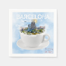Barcelona em um Teacup - Sagrada Familia Skyline