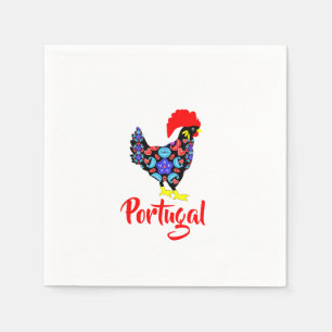Guardanapo De Papel Barcelos Rooster Emblema Nacional Português