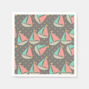 Guardanapo De Papel Barcos à vela
