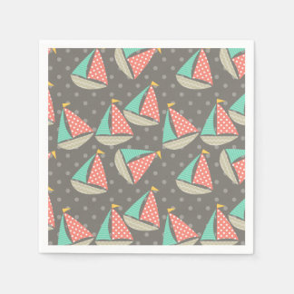 Guardanapo De Papel Barcos à vela