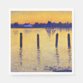 Guardanapo De Papel Barcos à vela no rio Escalda (Bélgica)