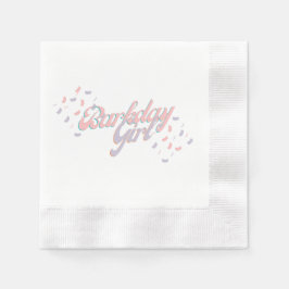 Guardanapo De Papel Barkday Girl Paper Napkin