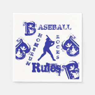 Guardanapo De Papel Baseball