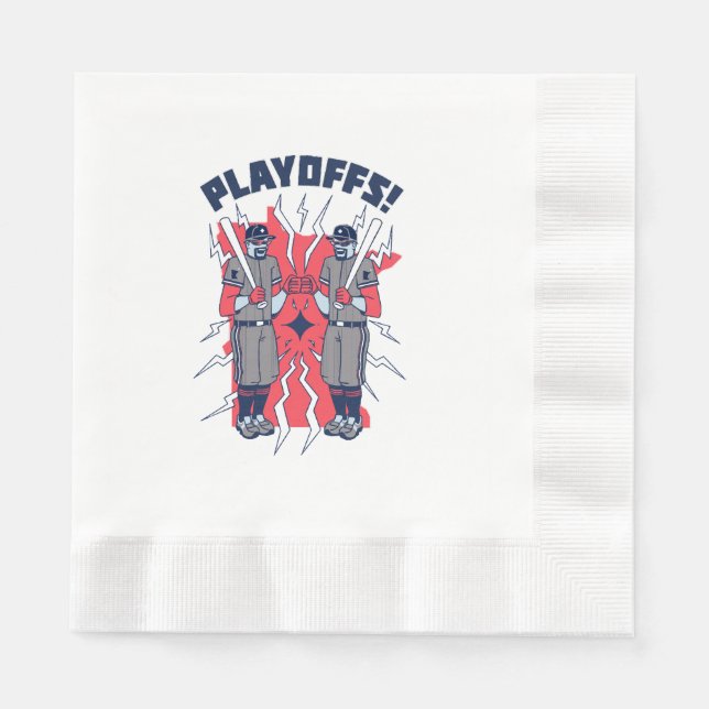 Guardanapo De Papel Baseball dos Playoffs de Minnesota (Frente)