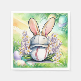 Guardanapo De Papel Baseball tema Páscoa
