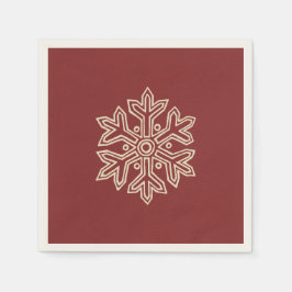 Guardanapo De Papel Basta Coleção de Natal - Floco de Neve