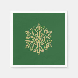 Guardanapo De Papel Basta Coleção de Natal - Floco de Neve