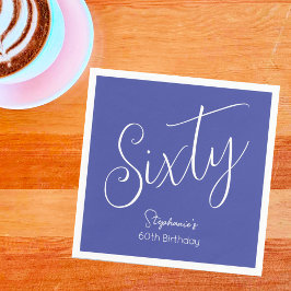 Guardanapo De Papel Basta moderna Lavanda roxa 60º aniversário