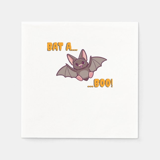 Guardanapo De Papel Bat A Boo Cute Bat (Frente)