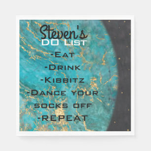 Guardanapo De Papel Bat Bar Mitzvah Space Out Napkins