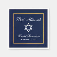 Bat Mitzvah Blue e Dourado